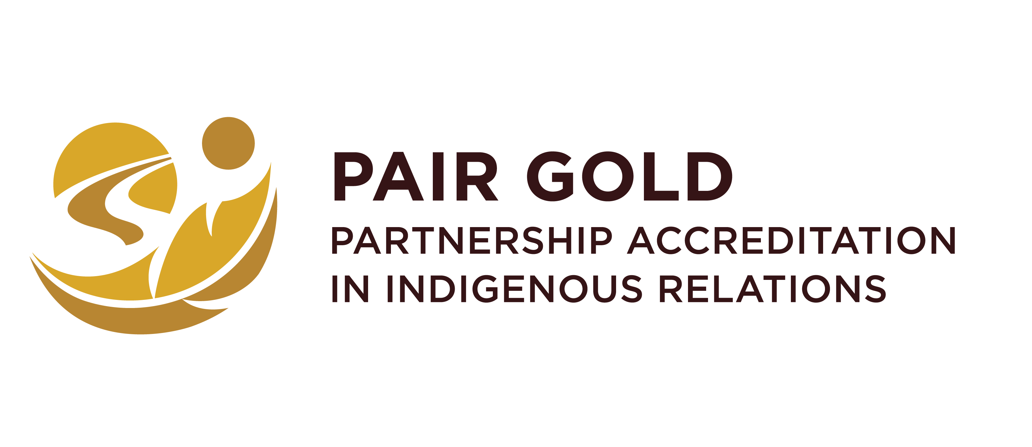 Gold logo for Partnership Accreditation in Indigenous Relations